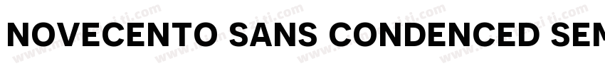 novecento sans condenced semibold字体转换